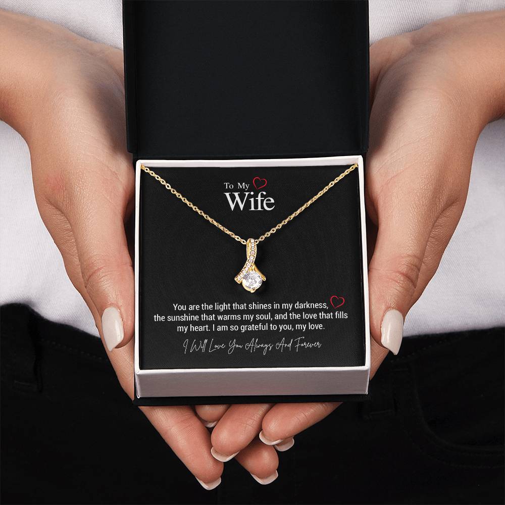 To My Wife..You are the light that shines in my darkness, the sunshine that warms my soul, and the love that fills my heart. I am so grateful to you, my love. ShineOn Fulfillment