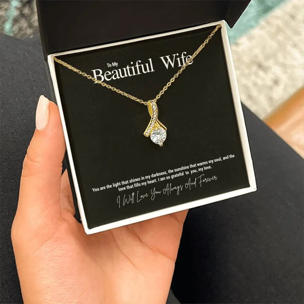 To My Beautiful Wife...You are the light that shines in my darkness, the sunshine that warms my soul, and the love that fills my heart. I am so grateful to you, my love. ShineOn Fulfillment