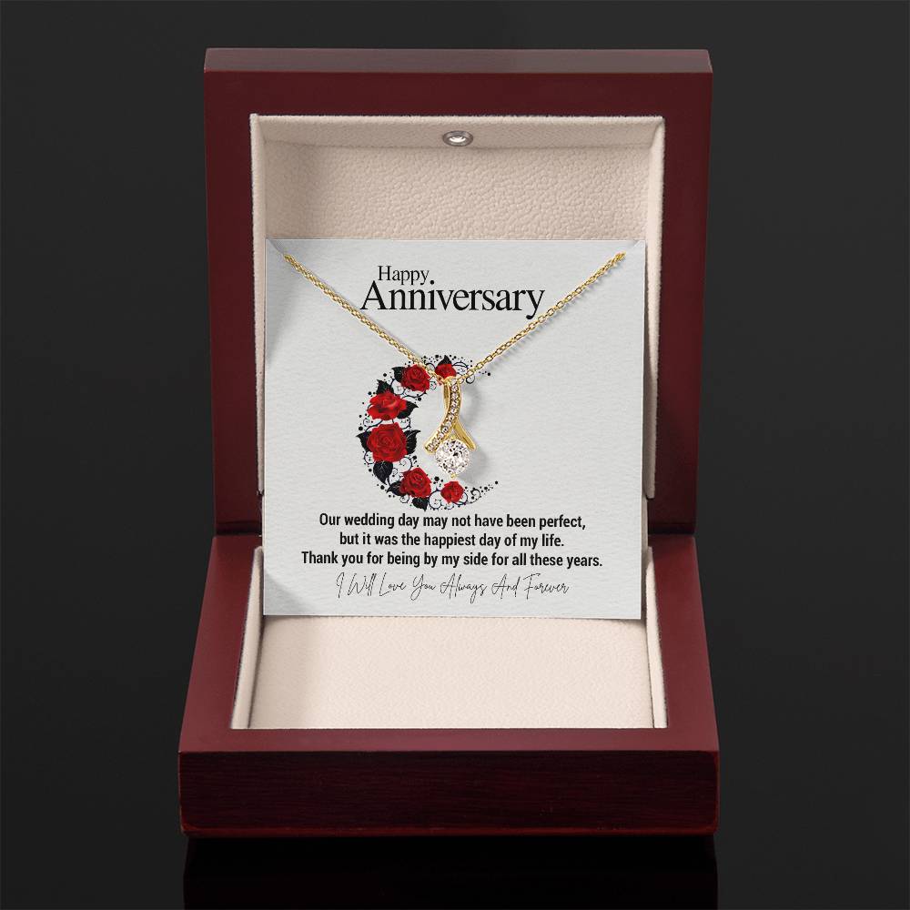 Happy Anniversary...Our wedding day may not have been perfect, but it was the happiest day of my life. Thank you for being by my side for all these years. ShineOn Fulfillment