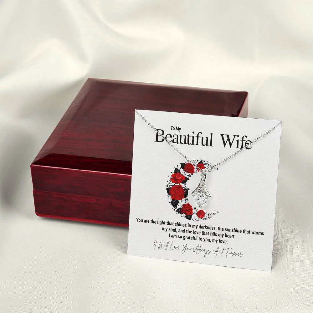 To My Beautiful Wife...You are the light that shines in my darkness, the sunshine that warms my soul, and the love that fills my heart. I am so grateful to you, my love. ShineOn Fulfillment